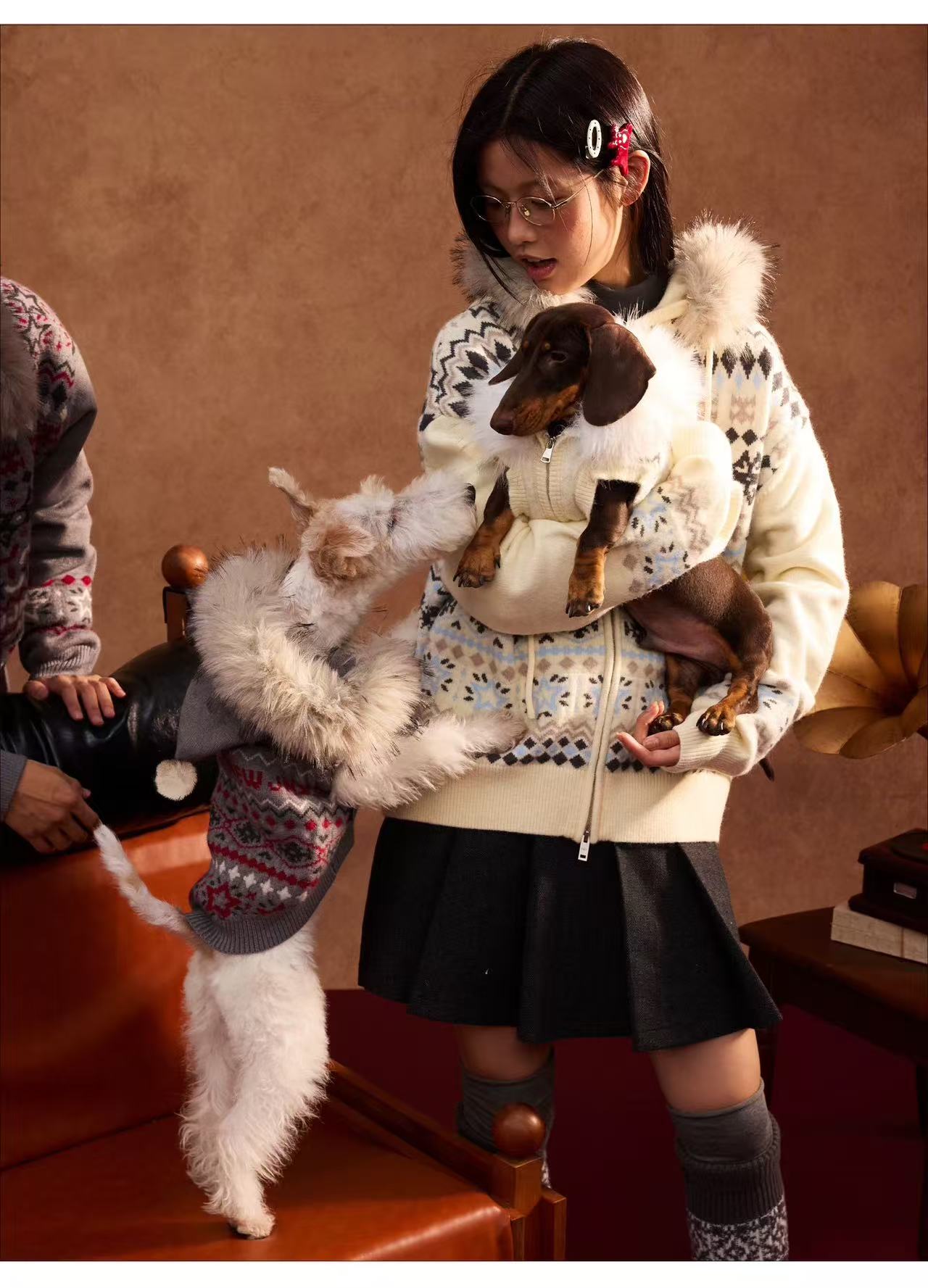 Matching Style Set-NewJNXS Fair Isle Sweater(Adult)