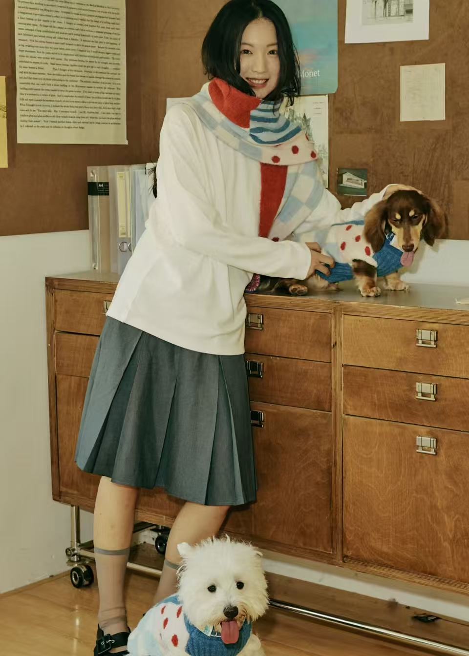 MIMIRO Casae Color Scarf(adult)